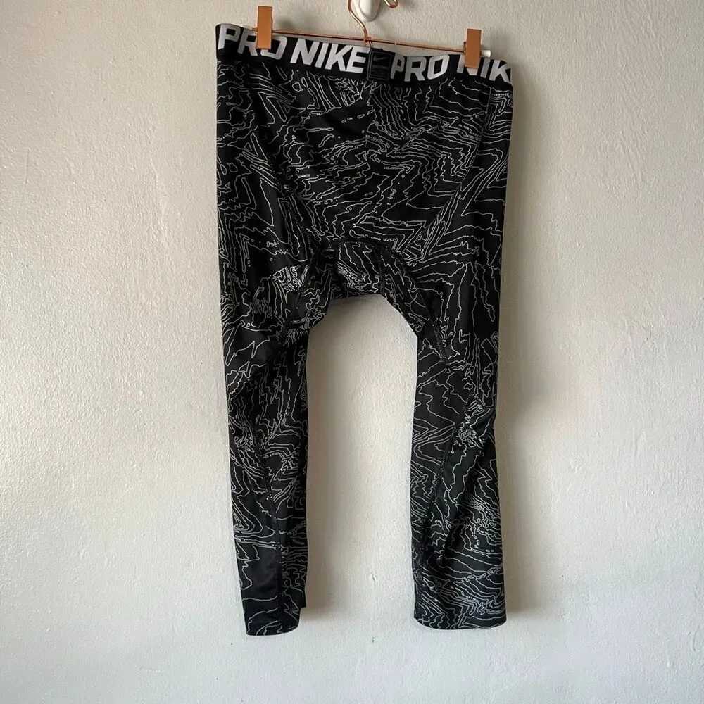 Nike Pro Warm compression Tights (Men's) cropped